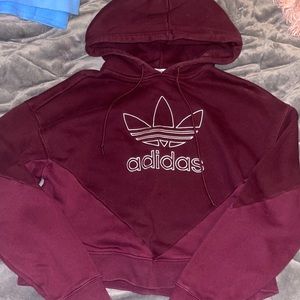 Adidas cropped hoodie